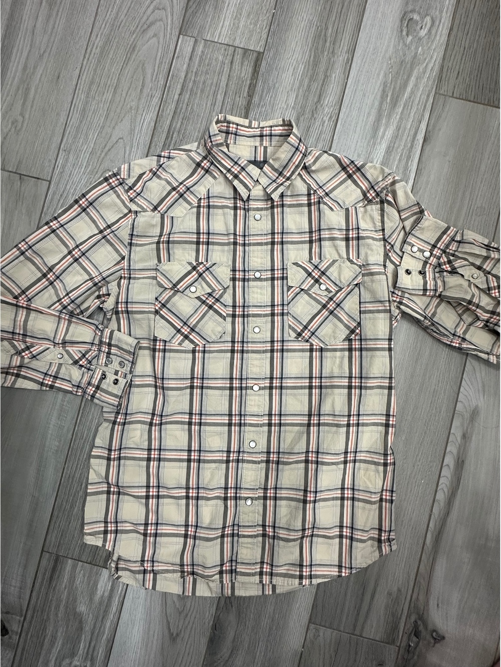 Old Navy Men's Medium Plaid Button-Up Shirt